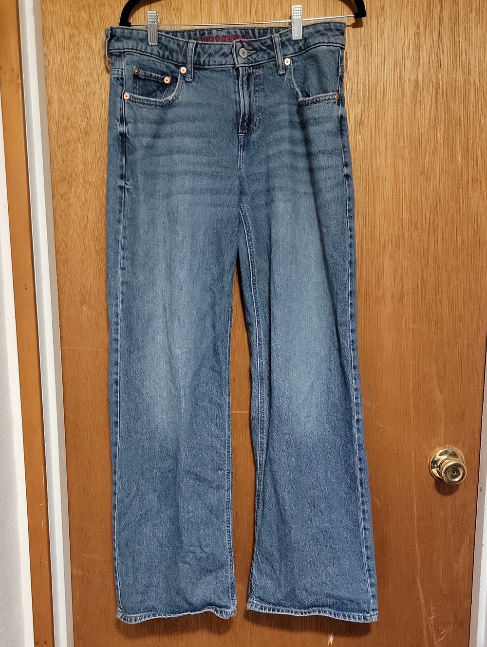 Lucky Brand Blue Wide-Leg Flare Jeans